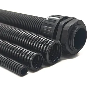 Spot Wholesale Flexible PP Material Plastic Conduit Tube Electrical Conduit Can Be Customizable