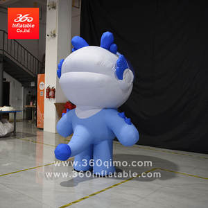 Рекламный надувной костюм на заказ мультфильм животных талисман ходьба надувной робот костюм для мероприятий - Product Image 6