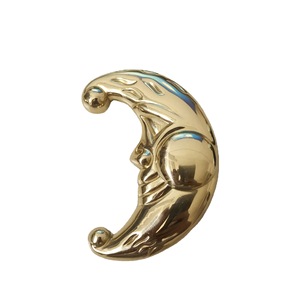 Forged Brass Sun Moon Cabinet Pulls Furniture Handles for Wardrobe Wine Cabinet <strong>Drawer</strong> - Product Image 3