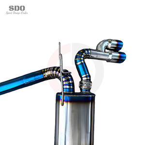 Điều chỉnh ống xả catback cho BMW m240i F22 3.0t hiệu suất 2017 2024 titan giảm cân hệ thống ống xả - Product Image 5