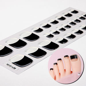 <span class=keywords><strong>Lampe</strong></span> UV semi-durcie à moitié transparente de style français blanc de qualité salon Bandes de gel pour ongles d'orteil Produit de bande de gel pour ongles de qualité supérieure - Product Image 4