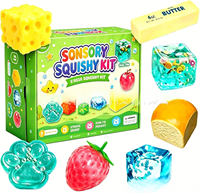 8-delige Malt Sugar Squishy Box - een zacht, schattig en stuiterend speeltje voor stressverlichting