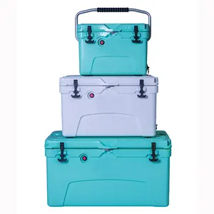 KEYI 75qt Large Food Grade LLDPE Bear Resistance Rotomolded Cooler Tackle Box For Fishing