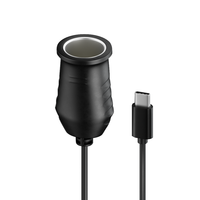Câble de Charge de Type C vers prise allume-cigare 9V 12V 15V 20V USB-C décodeur femelle/mâle à charger pour téléphone portable tablette HUAWEI