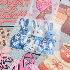 Transferencias DTF Florales Listas para Presionar para el Día de San Patricio, Impresión Personalizada para el 4 de Julio, Transferencia DTF para Bolsas de Mano de Carnaval y Mardi Gras - Product Image 5