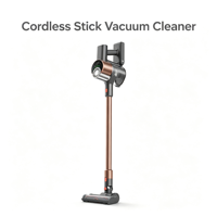 Aspirateur sans fil sans sac à forte aspiration de 27 kPa, avec réservoir de poussière de 0,6 L, pour nettoyer les tapis et les sols