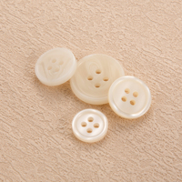 Vente directe usine – Boutons de chemise ronds en résine écologique à 4 trous, couleur personnalisée, perle blanche, pour vêtements