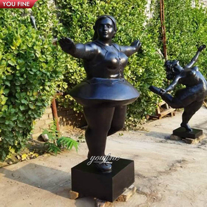 Escultura de Bronce de Mujer Gorda, Estilo Abstracto, Tamaño Real, de <span class=keywords><strong>Fernando</strong></span> Botero, para Jardín Exterior - Product Image 5