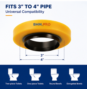 Joint d'étanchéité de toilettes robuste avec <span class=keywords><strong>bride</strong></span> pour cuvette, anti-fuite et anti-odeur, OEM ODM, logo et emballage personnalisés, fabricant - Product Image 4