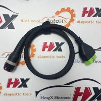 VOCOM1 PTT de Cabeza Redonda 28241 para Herramienta de Diagnóstico para Camiones Pesados y Excavadoras con Opciones USB/Disco Duro