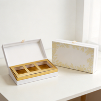 Boîte cadeau magnétique en carton rigide gris de haute qualité, forme livre, impression de logo personnalisée, pour cosmétiques, bijoux, soins de la peau