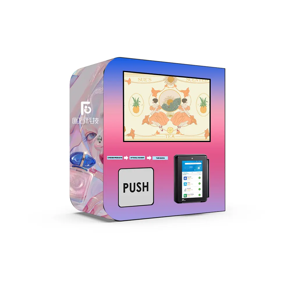 Wall Mount Perfume Vending Machine Small Vending Machines For Retail Items