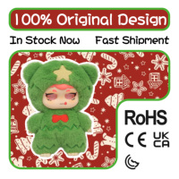 DAWANKA Miiloo Jouet en peluche super doux de Noël avec visage en ABS, décoration de porte, rembourrage en coton PP pour enfants de 5 à 7 ans