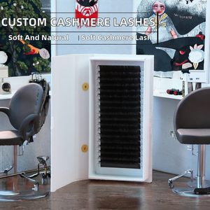 Pestañas NQ de 8-25 mm, Extensiones de Pestañas Personalizadas, Marca Privada, Pestañas Individuales de Volumen, Seda Vegana, Cruelty-Free - Product Image 2