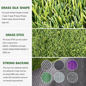 Césped Artificial para Fútbol, Directo de Fábrica, Alta Densidad, Resistente a los Rayos UV, Suelo Sintético Deportivo para Proyectos de Campos de Fútbol - Product Image 4