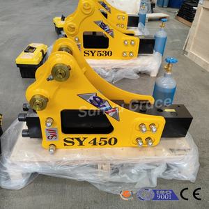 साइड प्रकार हाइड्रोलिक ब्रेकर sb20 sy450 मिमी चिजेल चीन आपूर्तिकर्ता के साथ - Product Image 2