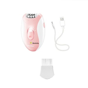 Depiladora Kemei KM-189B <span class=keywords><strong>para</strong></span> Mujer, Diseño Único, Carga Rápida, Resistente al Agua IPX5, Carga USB <span class=keywords><strong>para</strong></span> Uso Doméstico y en el Automóvil - Product Image 1