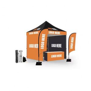 Carpa Plegable Portátil con Logotipo y Diseño Personalizados, Toldo Resistente e Impermeable para Eventos al Aire Libre, Ferias Comerciales y Publicidad - Product Image 1