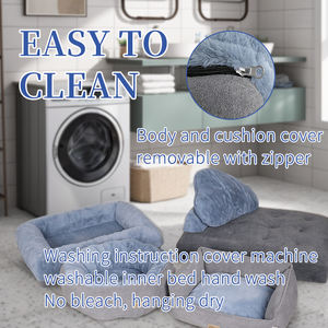 Memory Foam <span class=keywords><strong>Dog</strong></span> Square Bettdecke Abnehmbares Kissen Pet <span class=keywords><strong>Dog</strong></span> <span class=keywords><strong>Bed</strong></span> Weiche und wärmende Pet Betten - Product Image 6