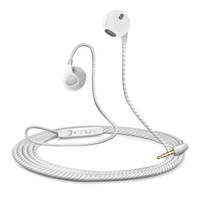 Nouveaux écouteurs sport filaires transfrontaliers pour fabricants, avec microphone, design intra-auriculaire coloré, câble TPE haute élasticité de 1,2 m, prise jack 3,5 mm