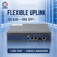 Terminal de ligne optique GPON OLT Kexint V1600GS à port unique 1U avec 2GE RJ45 et 10GE SFP+ Uplink pour FTTH FTTx