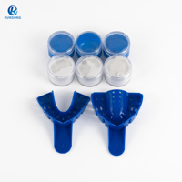 Neno RT-01 Mastic de moulage en silicone bi-composant bleu et blanc de qualité alimentaire, texture lisse et élastique, pour plateaux en plastique et moules personnalisés de salon
