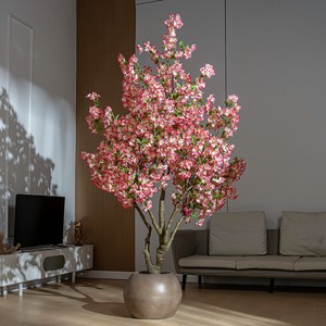 Lớn màu hồng Nhân Tạo Hoa Anh Đào cây cho trong nhà trang trí nội thất Mall Wedding party sự kiện bán buôn tốt nghiệp năm mới - Product Image 4