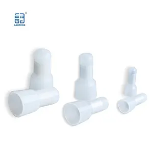 Good Quality CE2 16-14 AWG White Closed End Crimp Terminals Connectors Nylon Insulated Closed End Crimp Cap Wire Connectors