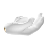2026 Neuer Simulierter Rechtshändiger G-Punkt-Vibrator mit Heizfunktion, 10 Frequenzen, 100% Wasserdicht, USB-Aufladbar, Flexibles Händchen-Sexspielzeug