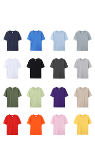 T-Shirt in Puro Cotone 100% da 180g, Manica Corta, Stampa Logo Personalizzata, per Uomo <span class=keywords><strong>e</strong></span> Donna, Colori Solidi - Product Image 3