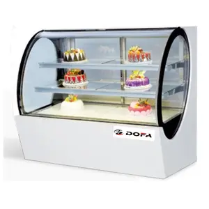 蛋糕展示冰箱陈列柜/用于菲律宾的蛋糕展示冰箱/透明冷藏蛋糕陈列柜冷水机组