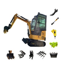 Envío Gratis, Excavadoras Hidráulicas de Doble Cilindro, Nuevas, de Largo Alcance, 12 Toneladas, con Cabina