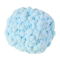 Couverture en fil chenille de célébrité d'Internet, tissée à la main, motif de boule de neige, fil teint, couverture nuageuse