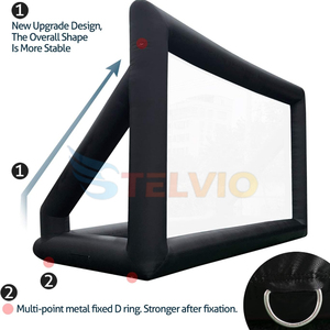 Écran de projecteur <span class=keywords><strong>gonflable</strong></span> extérieur commercial de vente chaude écran de cinéma de <span class=keywords><strong>prix</strong></span> usine pour l'usage de publicité - Product Image 4