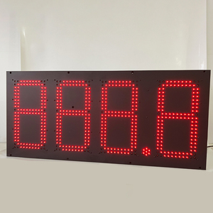 Alta visibilità 7 segmento Display a LED con 88888 cifre Design resistente alle intemperie per stazioni di servizio segni di prezzo del carburante - Product Image 4