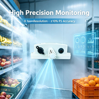 Sensor electroquímico inteligente RS485 Modbus para C2H4 (etileno) 0-500ppm con temperatura y humedad para almacenamiento en frío postcosecha
