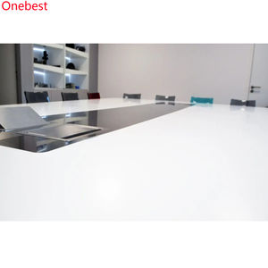 Mesa <span class=keywords><strong>de</strong></span> conferencia inteligente <span class=keywords><strong>de</strong></span> muebles <span class=keywords><strong>de</strong></span> sala <span class=keywords><strong>de</strong></span> reuniones <span class=keywords><strong>de</strong></span> <span class=keywords><strong>piedra</strong></span> <span class=keywords><strong>artificial</strong></span> <span class=keywords><strong>de</strong></span> color personalizado con toma <span class=keywords><strong>de</strong></span> corriente - Product Image 5