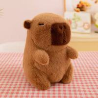 Boneka Kapibara Lucu Berkualitas Tinggi 8 Inci, Grosir, Hadiah Anak, Boneka Hewan Guinea Pig, Boneka Plush untuk Mesin Cakar