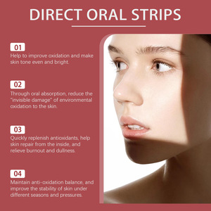 Bandes Orales Liposomales de L-<span class=keywords><strong>Glutathion</strong></span> à Dissolution Rapide, Marque Privée OEM, pour le Blanchiment de la Peau, <span class=keywords><strong>Vitamine</strong></span> <span class=keywords><strong>C</strong></span>, Bandes Orales de L-<span class=keywords><strong>Glutathion</strong></span> - Product Image 2