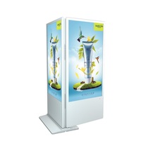 Kiosque double face 49 pouces sur pied avec écran numérique Windows pour affichage en magasin