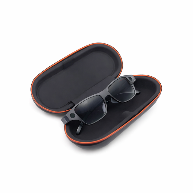 Custom Glasses EVA Case Hard Shell Protective Carrying Case with Zipper for Smart Glasses Portable Travel Storage Box