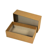 Boîte cadeau rigide deux pièces personnalisée faite à la main, faible MOQ, en papier kraft écologique, avec couvercle et base, pour emballage cosmétique/bijoux, impression quadricolore