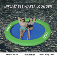 Hamac aquatique gonflable, flotteur, bouée, radeau de lac, transat de piscine, plateforme flottante, tapis de relaxation pour fête