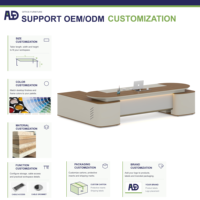 Bureau d'ordinateur pliable moderne en MDF, vente en gros d'usine, table de travail pour personnel, mobilier de bureau pour usage professionnel, domestique et en villa