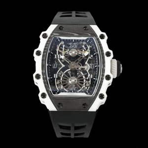 Reloj Automático de Lujo para Hombre, Estilo RM, con Esqueleto de Fibra de Carbono y Tourbillon, Modelo 21-02, Reloj Deportivo de Lujo con Cristal de Zafiro - Product Image 1