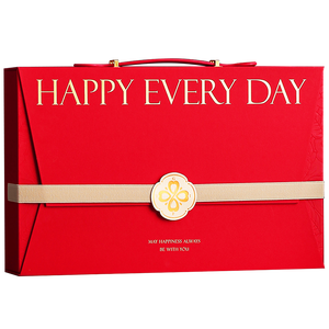 Set Regalo Premium Rosso per il Festival di Metà Autunno, Confezione da 8 Pezzi |   Elegante Scatola Rossa Portatile in Carta per Consegna di Tè e <span class=keywords><strong>Pasticceria</strong></span> - Product Image 1