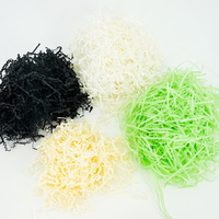 Papier raphia déchiqueté coloré pour emballage cadeau Remplisseur froissé écologique pour boîtes cadeaux et protection de l'expédition