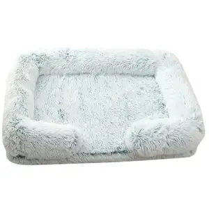 Siêu Khá Tie Dye Cầu Vồng Mèo Cũi Con Chó Giường Vật Nuôi Mat Sang Trọng Ghế Sofa Con Chó Giường