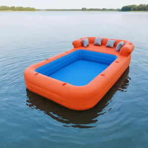 Maßgefertigter Kommerzieller Aufblasbarer Schwimmpool für Draußen PVC-Wasserbecken OEM ODM Tragbarer <span class=keywords><strong>Sommer</strong></span>-Gartenpool - Product Image 1