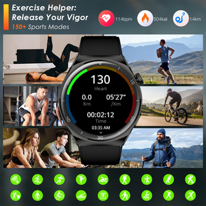 Reloj inteligente Relogio Pantalla AMOLED Trayectoria Frecuencia cardíaca Llamada Bluetooth <span class=keywords><strong>1</strong></span>,43 "Relogio Masculino SmartWatch IP68 - Product Image 2